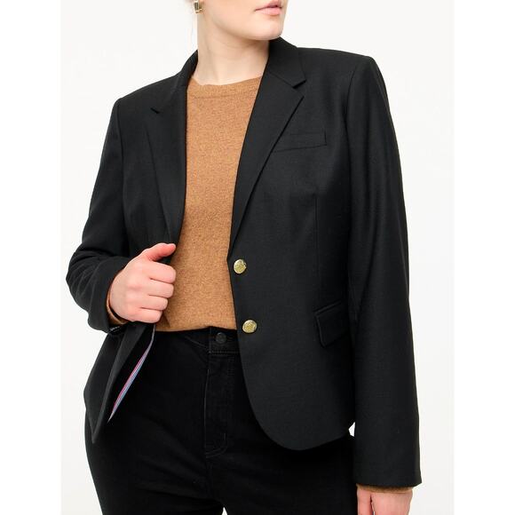 J. Crew Mercantile Blazer Size 2 Business Casual Professional Office Academia - Picture 3 of 15